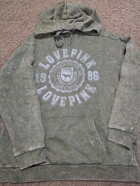 PINK Victoria's Secret Oversized Logo Pullover Hoodie